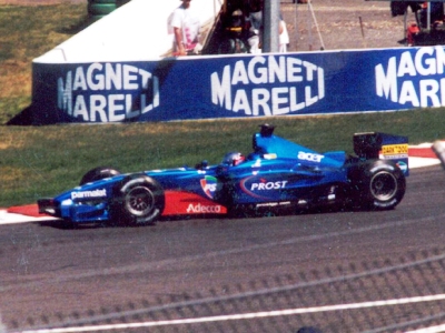 Жан Алези за рулем болида Prost Grand Prix